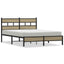 sengeramme 160x200 cm uden madras konstrueret træ sonoma-eg