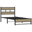 sengeramme uden madras 75x190 cm metal sonoma-eg