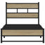 sengeramme uden madras 90x190 cm metal sonoma-eg