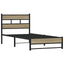 sengeramme uden madras 100x200 cm metal sonoma-eg
