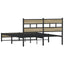 sengeramme uden madras 160x200 cm metal sonoma-eg