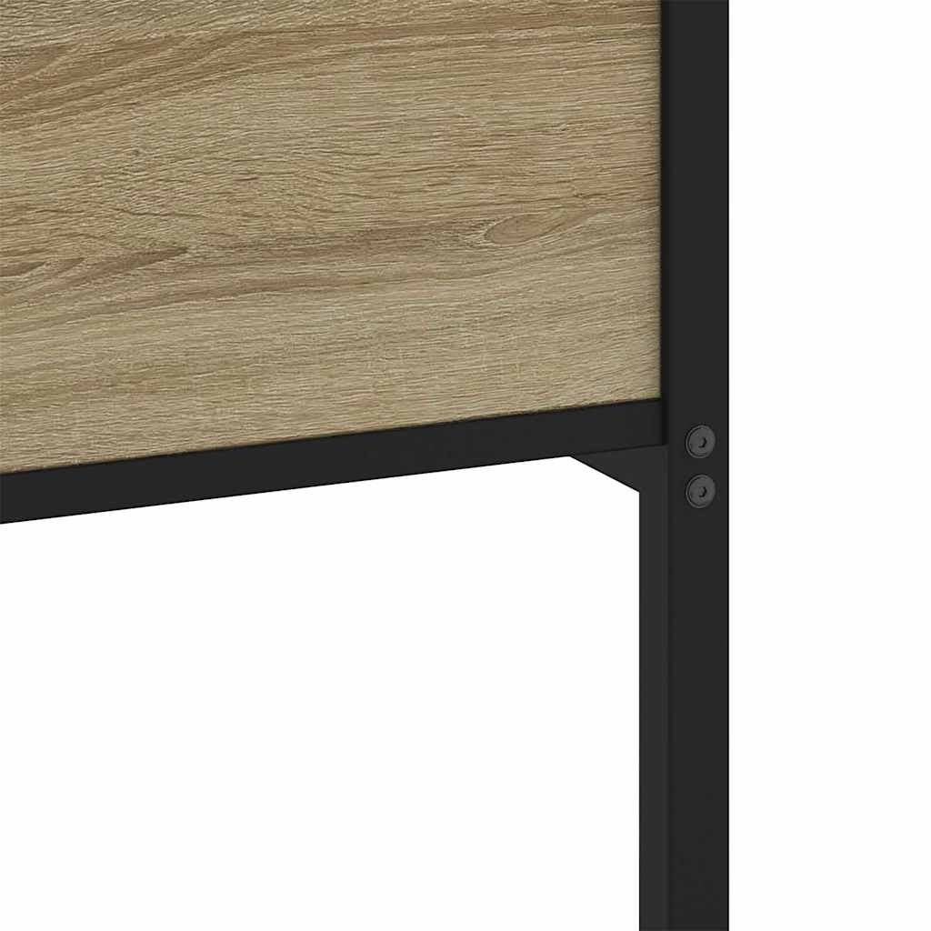 sengeramme 90x200 cm uden madras konstrueret træ sonoma-eg