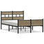 sengeramme 120x190 cm uden madras konstrueret træ sonoma-eg
