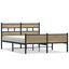 sengeramme 140x200 cm uden madras konstrueret træ sonoma-eg
