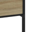sengeramme 140x200 cm uden madras konstrueret træ sonoma-eg