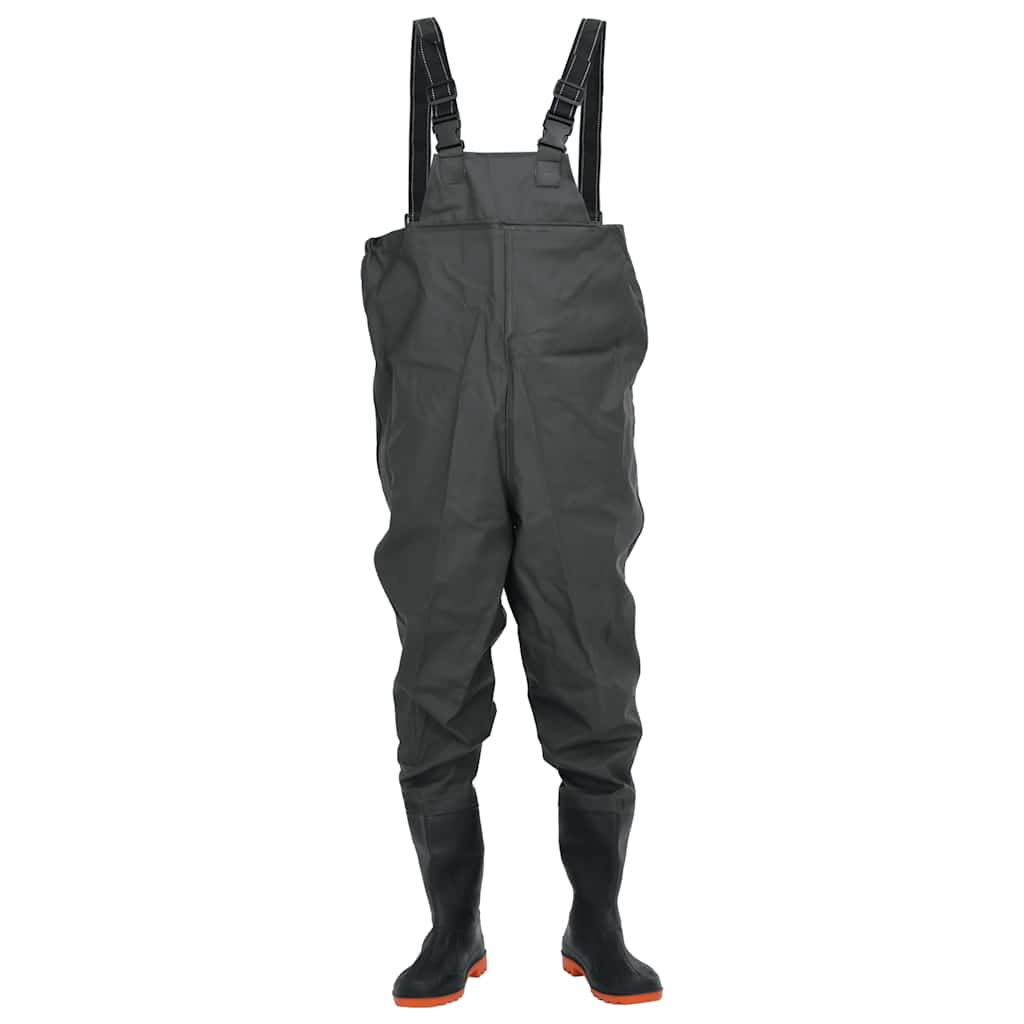 waders med støvler str. 39 mørkegrøn