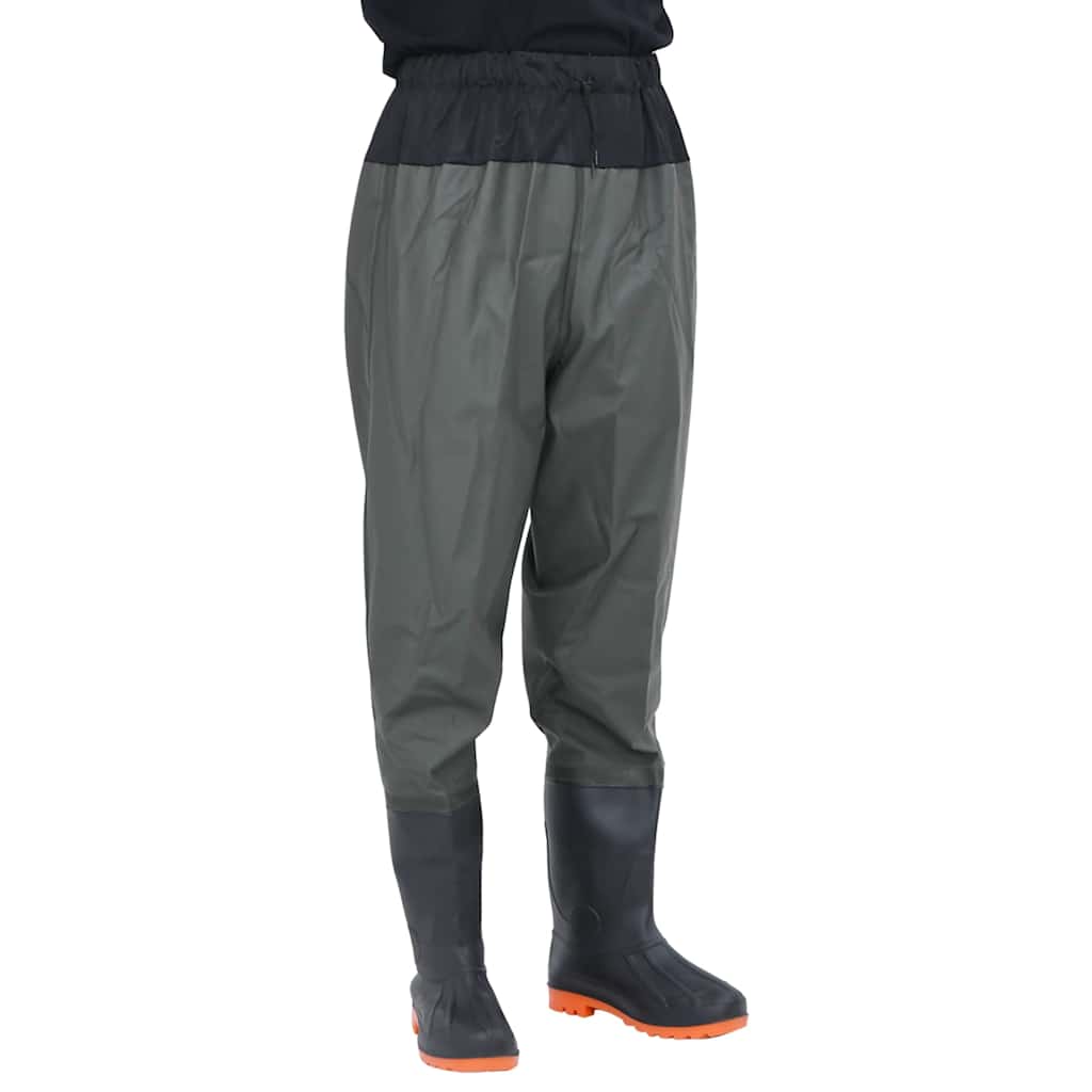 waist waders med støvler str. 39 mørkegrøn billede