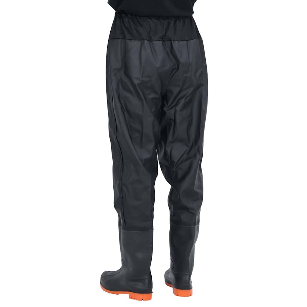 waist waders med støvler str. 40 sort