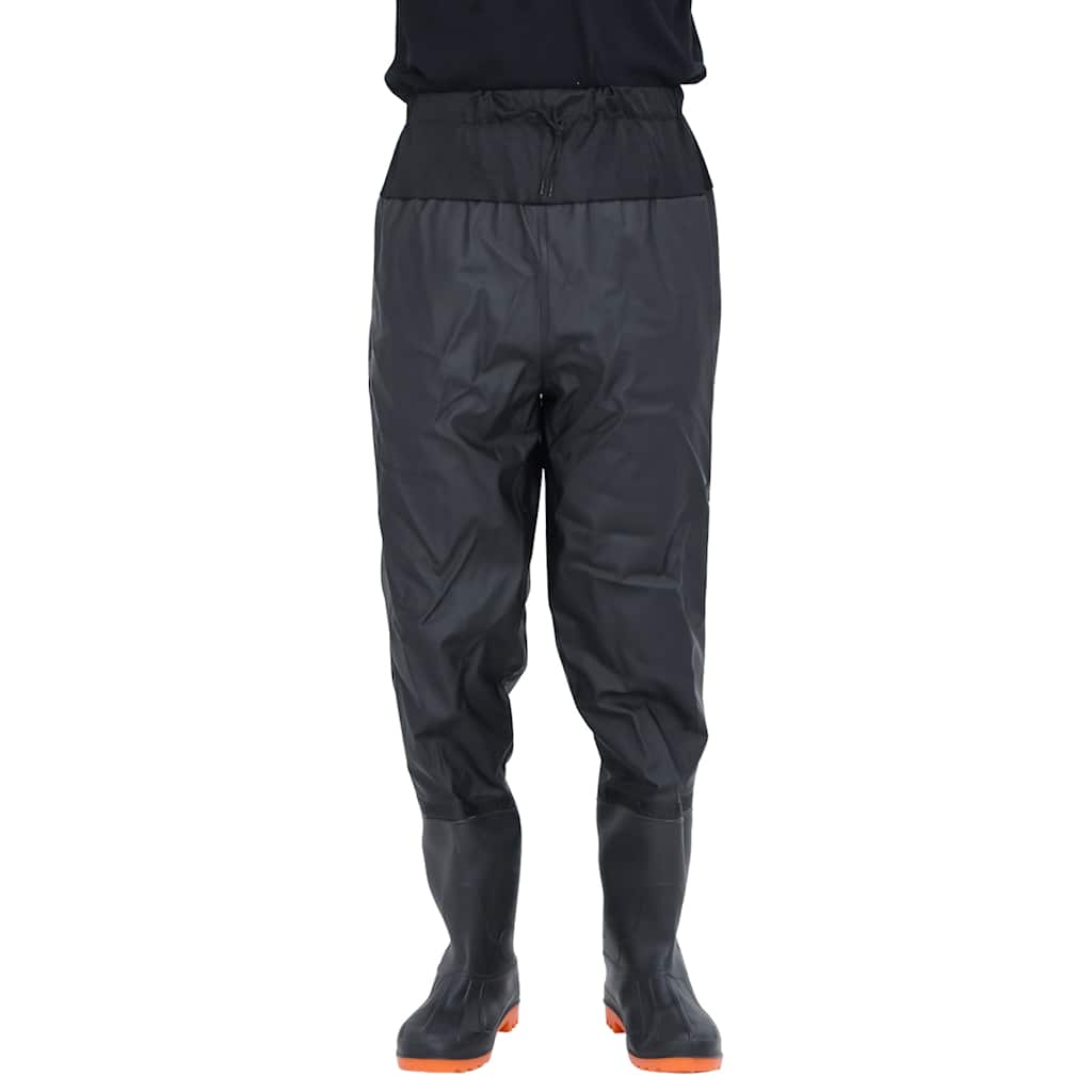 waist waders med støvler str. 41 sort