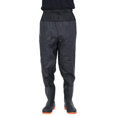 waist waders med støvler str. 41 sort