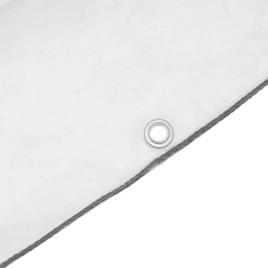 klar presenning med øjer 2x8 m polyethylen