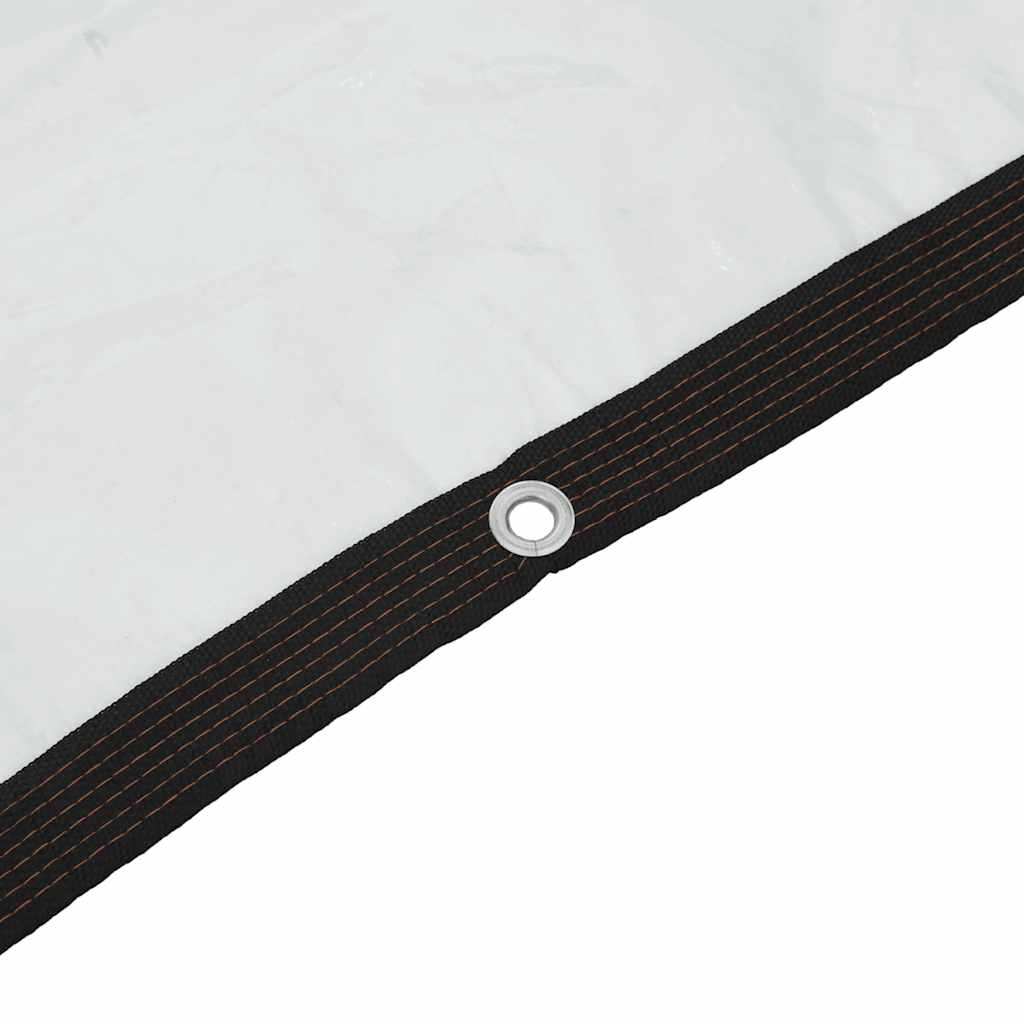 klar presenning med øjer 1x6 m polyethylen