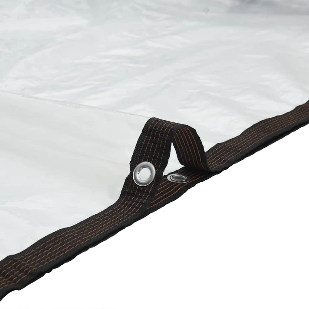 klar presenning med øjer 4x10 m polyethylen