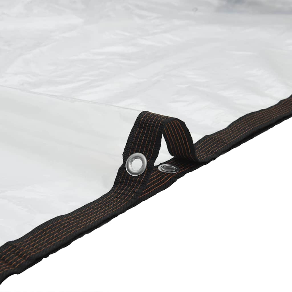 klar presenning med øjer 6x10 m polyethylen