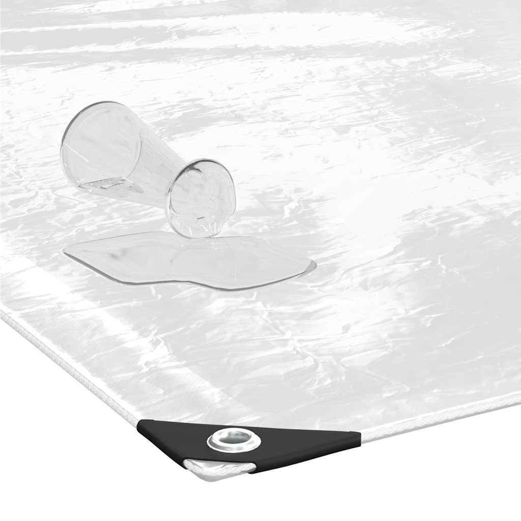 klar presenning med øjer 3x12 m PVC
