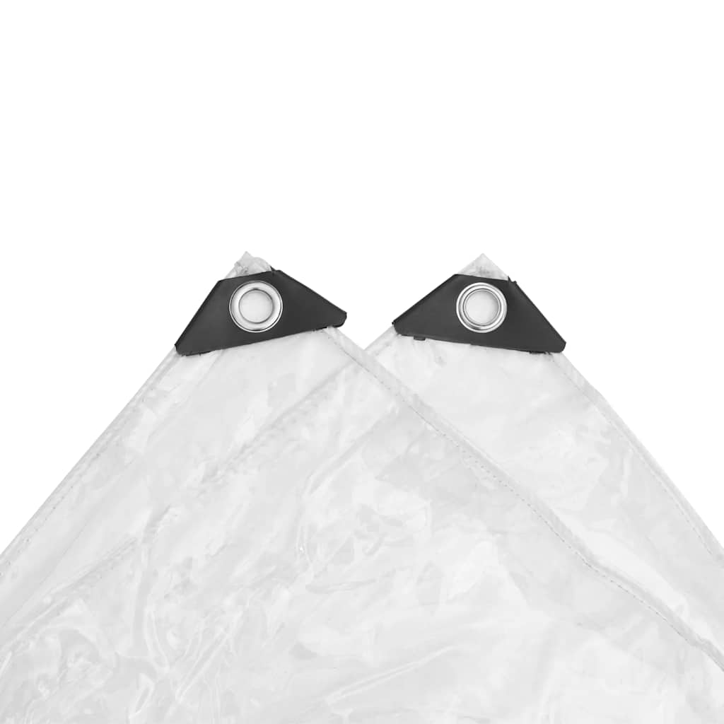 klar presenning med øjer 5x8 m PVC