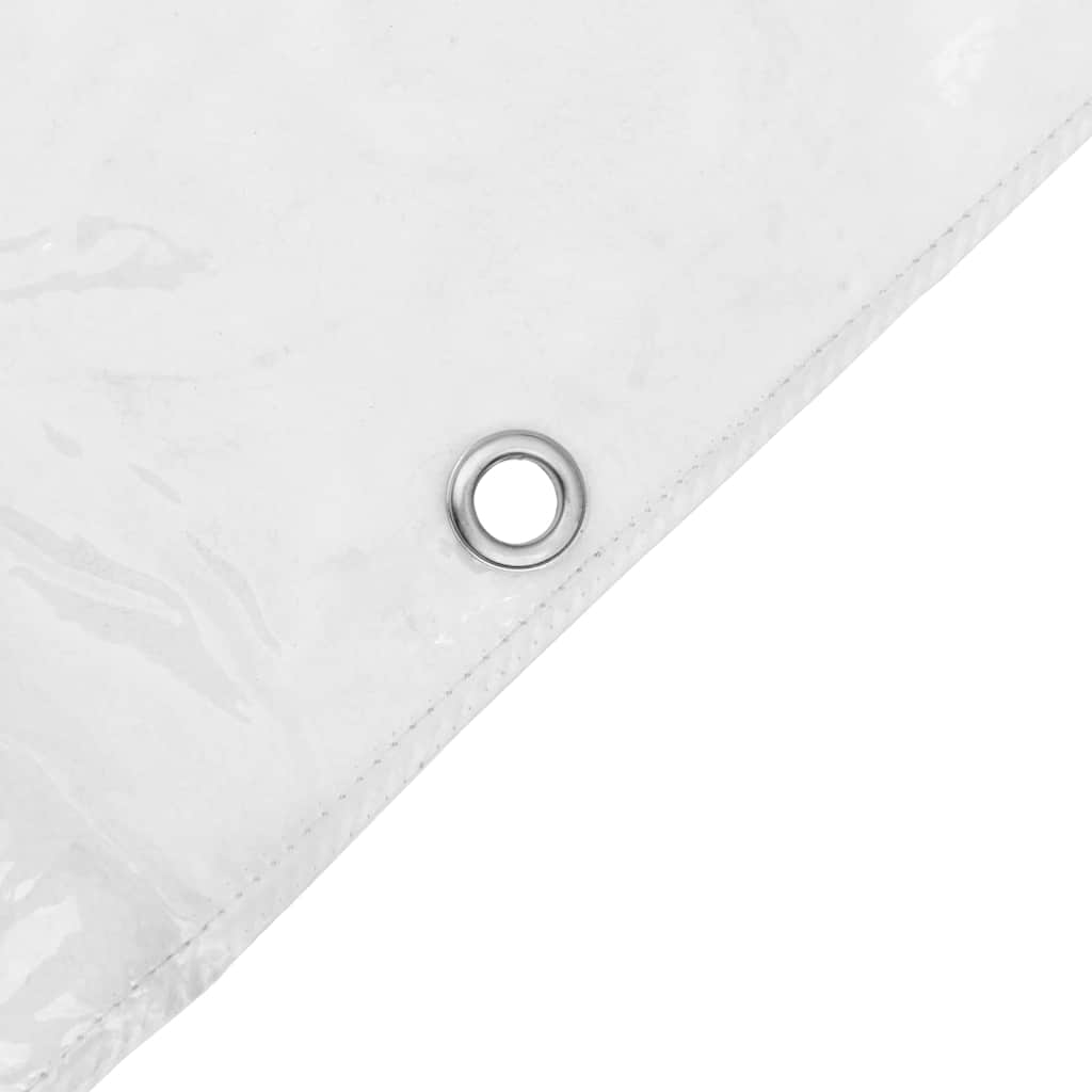 klar presenning med øjer 6x10 m PVC