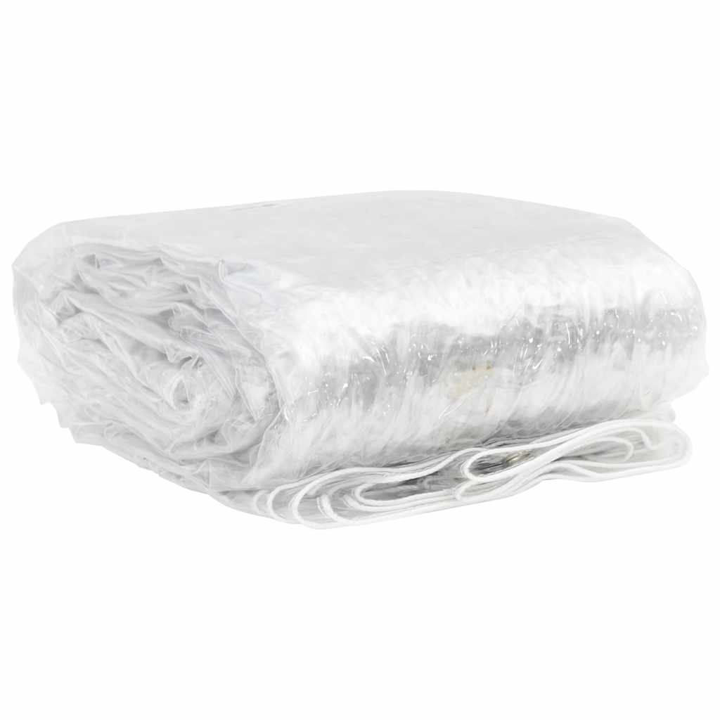 klar presenning med øjer 6x12 m PVC