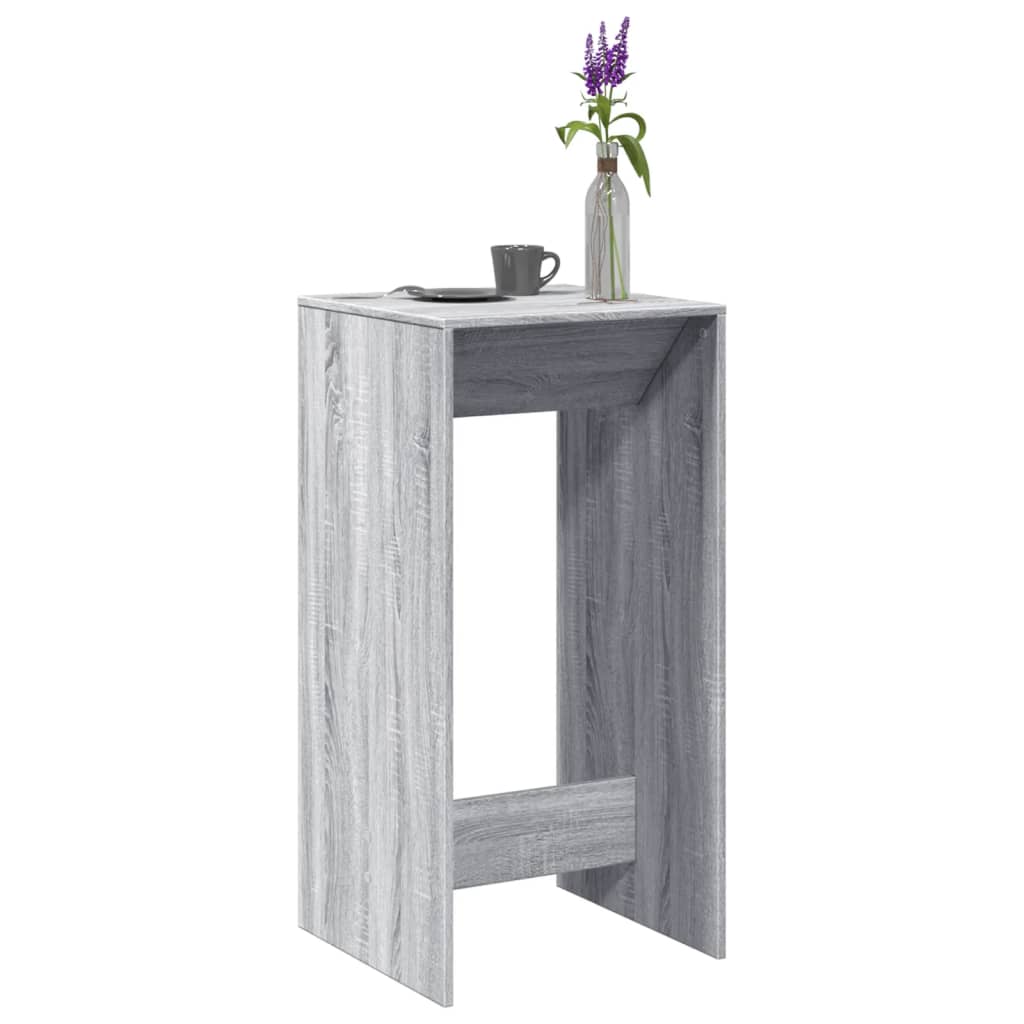 Barbord i konstrueret træ - grå sonoma-eg 51 × 50 × 103,5 cm