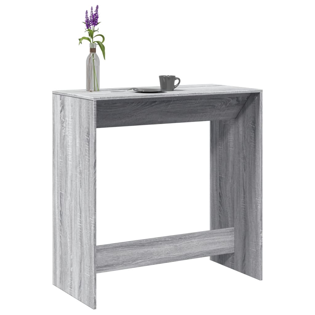 Barbord 102×50×103,5 cm i konstrueret træ - grå sonoma-eg