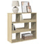 bogreol/rumdeler 100x33x94,5 cm sonoma-eg