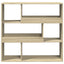 bogreol/rumdeler 100x33x94,5 cm sonoma-eg