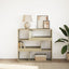 bogreol/rumdeler 100x33x94,5 cm sonoma-eg