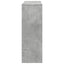bogreol/rumdeler 100x33x94,5 cm betongrå