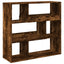 bogreol/rumdeler 100x33x94,5 cm røget egetræsfarve