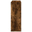 bogreol/rumdeler 100x33x94,5 cm røget egetræsfarve