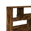 bogreol/rumdeler 100x33x94,5 cm røget egetræsfarve