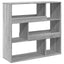 bogreol/rumdeler 100x33x94,5 cm grå sonoma-eg