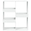 bogreol/rumdeler 100x33x115 cm hvid