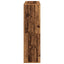bogreol/rumdeler 100x33x115 cm gammelt trælook
