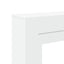 forsats til pejs 100x30x87,5 cm konstrueret træ hvid