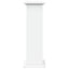 piedestal med opbevaring 31x30x90 cm konstrueret træ hvid