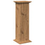 piedestal med opbevaring 31x30x90 cm konstrueret træ kunsteg