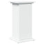 piedestal med opbevaring 31x30x60 cm konstrueret træ hvid
