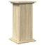 piedestal med opbevaring 31x30x60 cm konstrueret træ sonoma-eg