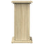 piedestal med opbevaring 31x30x60 cm konstrueret træ sonoma-eg