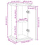 piedestal med opbevaring 31x30x60 cm konstrueret træ sonoma-eg