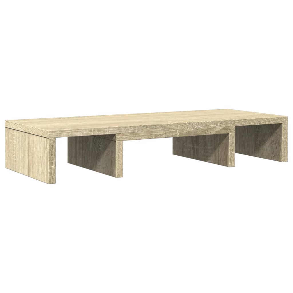 skærmholder 60x24x10,5 cm konstrueret træ sonoma-eg