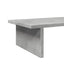skærmstander 100x27x15 cm konstrueret træ betongrå