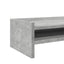 skærmstander 42x24x16 cm konstrueret træ betongrå
