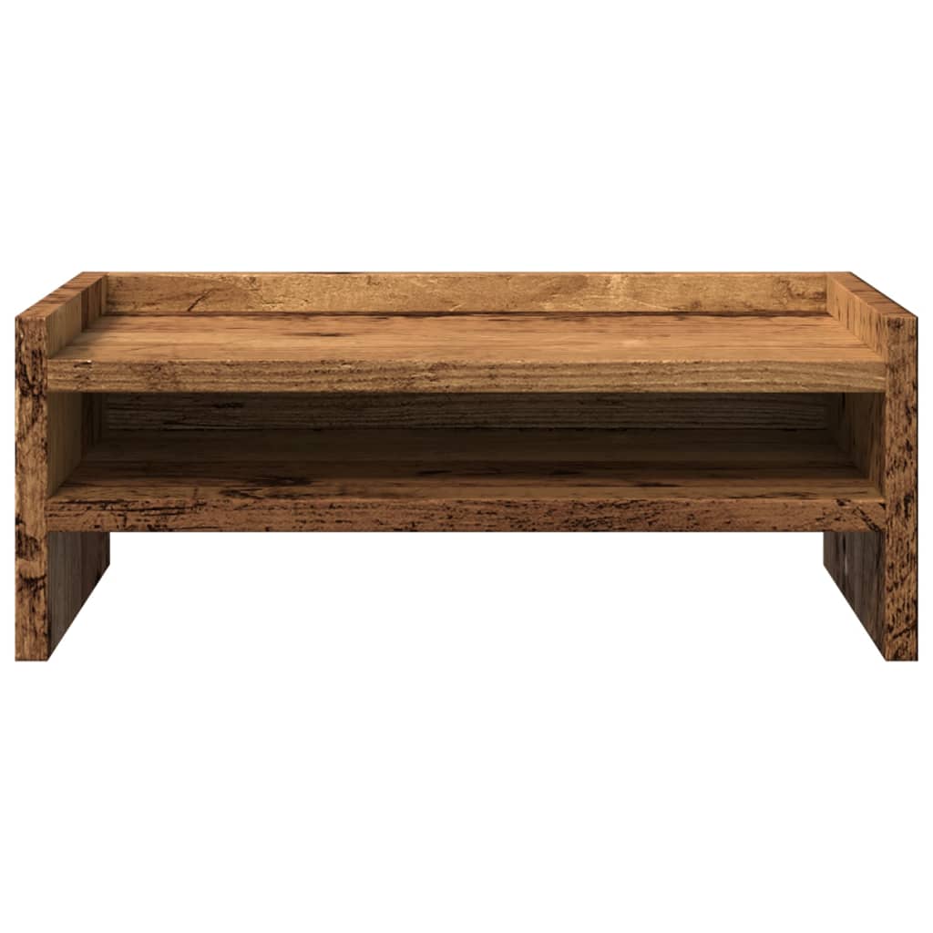 skærmholder 42x24x16 cm konstrueret træ gammelt trælook