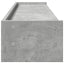 skærmstander 100x24x16 cm konstrueret træ betongrå