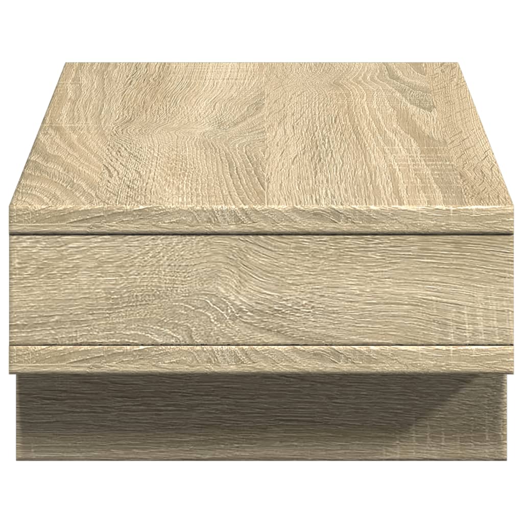 skærmholder 50x27x15 cm konstrueret træ sonoma-eg