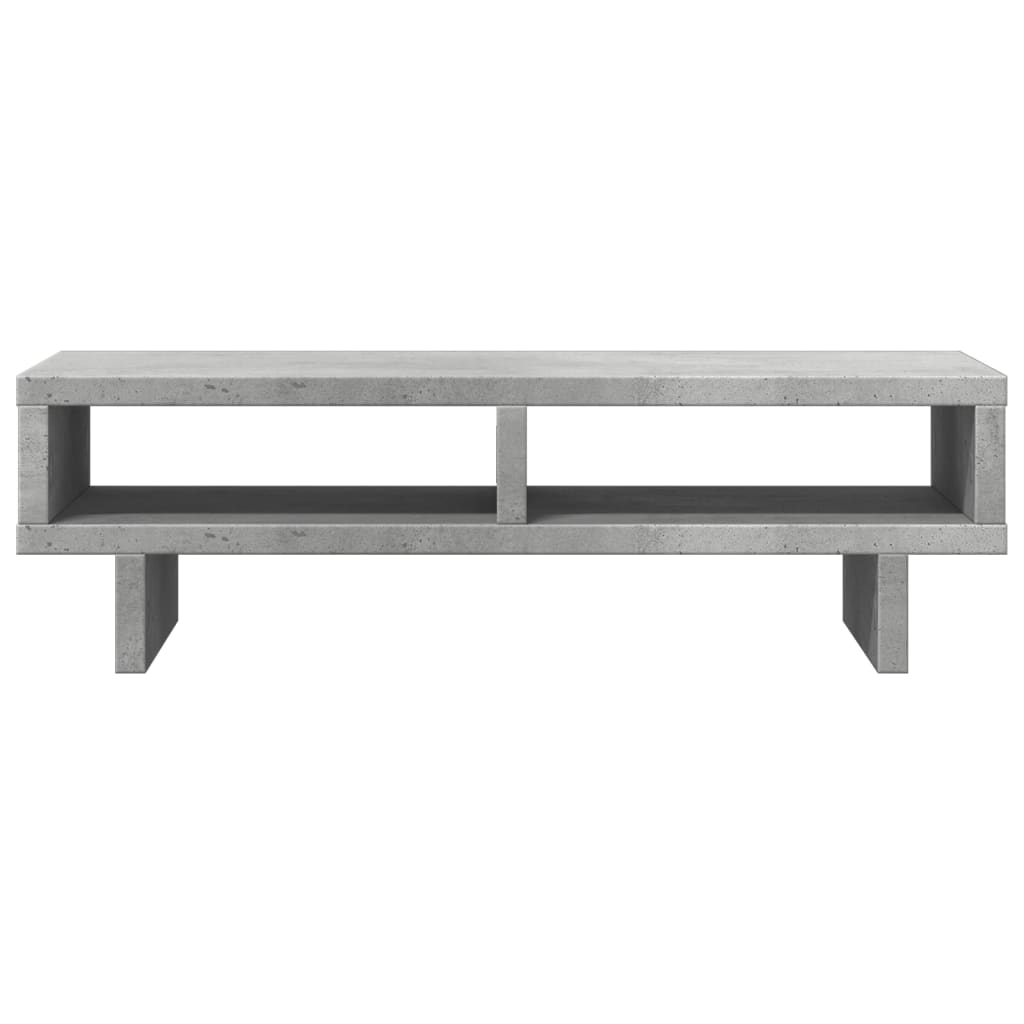 skærmholder 50x27x15 cm konstrueret træ betongrå