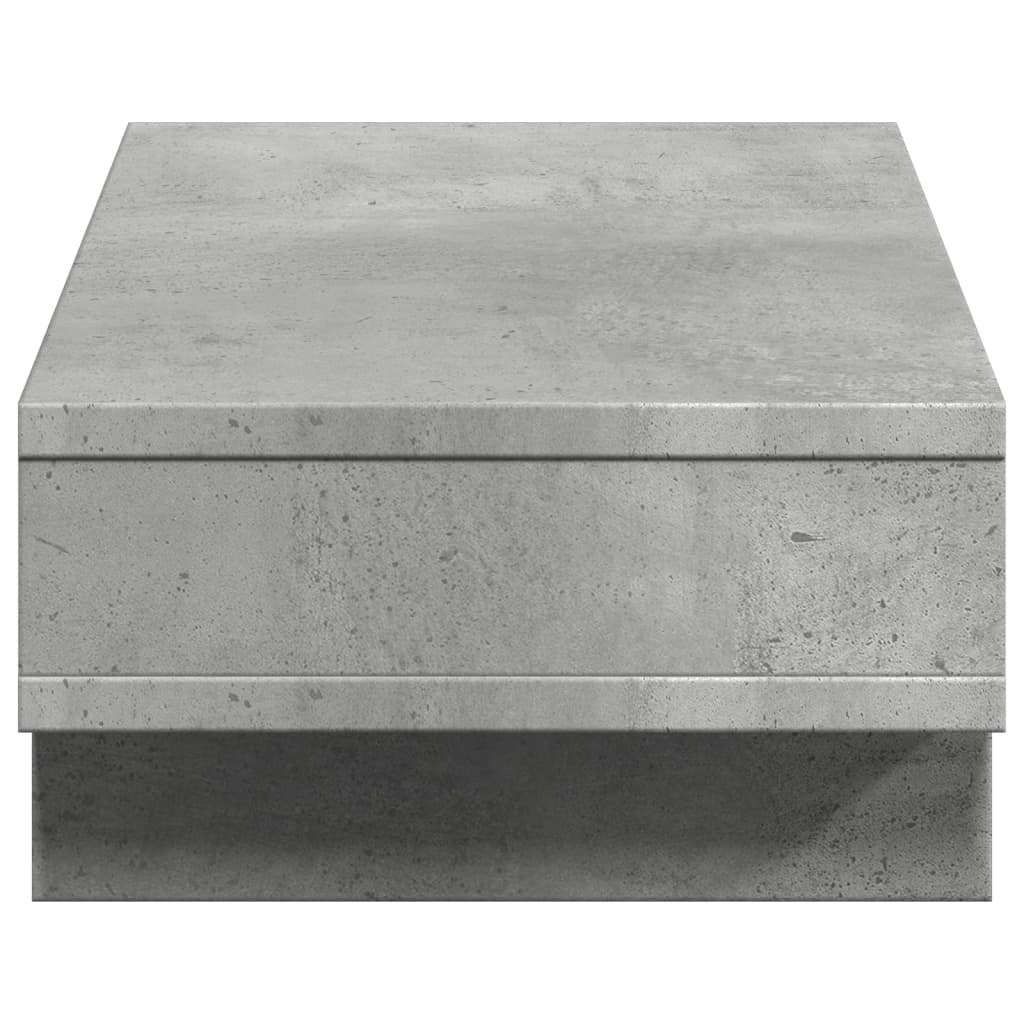 skærmholder 50x27x15 cm konstrueret træ betongrå