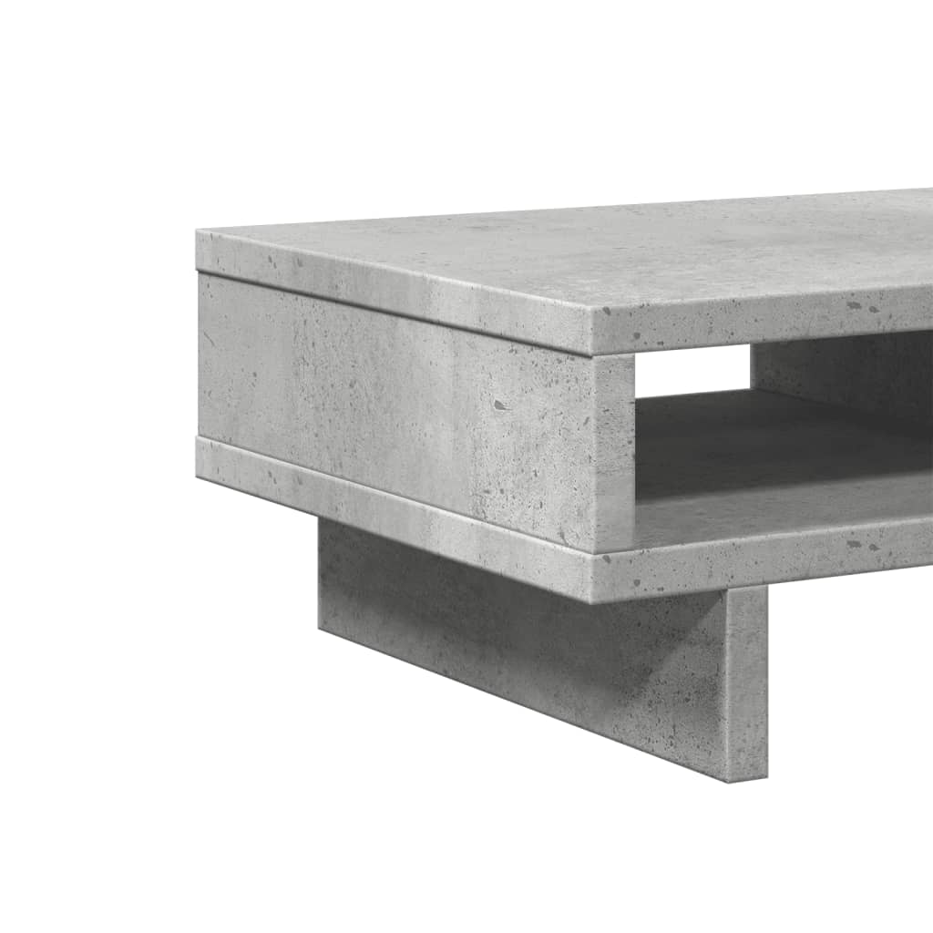 skærmholder 50x27x15 cm konstrueret træ betongrå